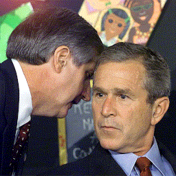 George Bush Hearing the News